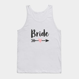 Bride Amor Heart Arrow hen party gift Tank Top